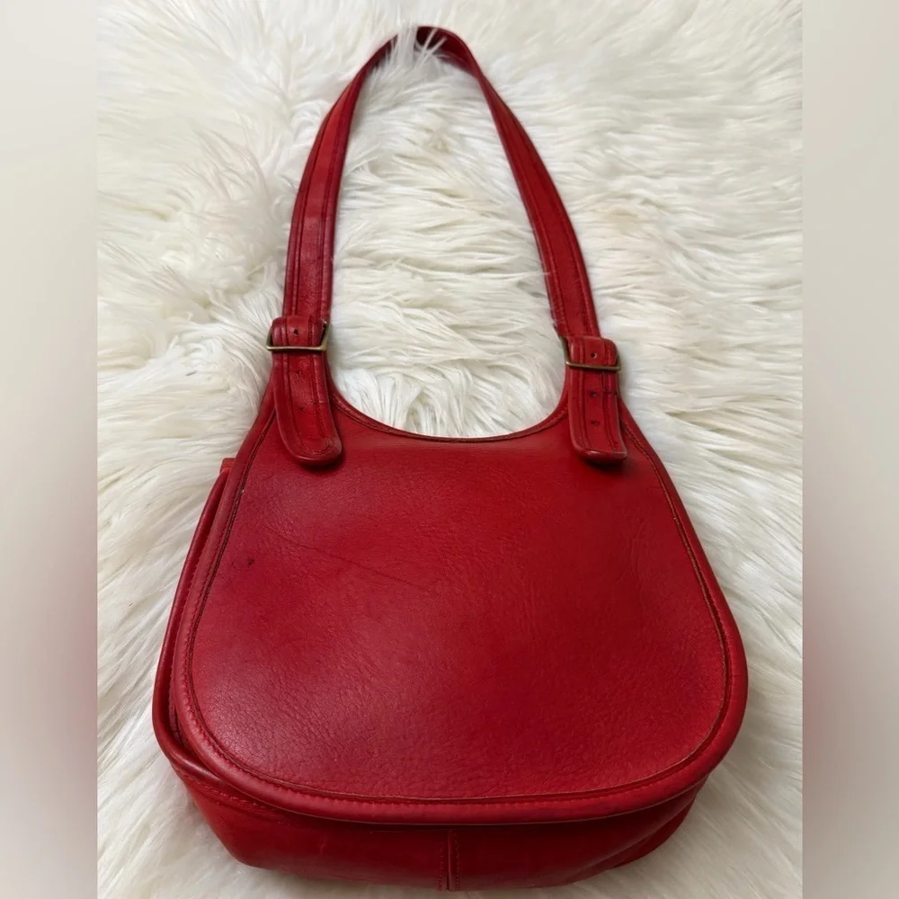 Vintage Coach Bonnie Cashin Pre-Creed / Metal Tag Saddle Bag # 9205